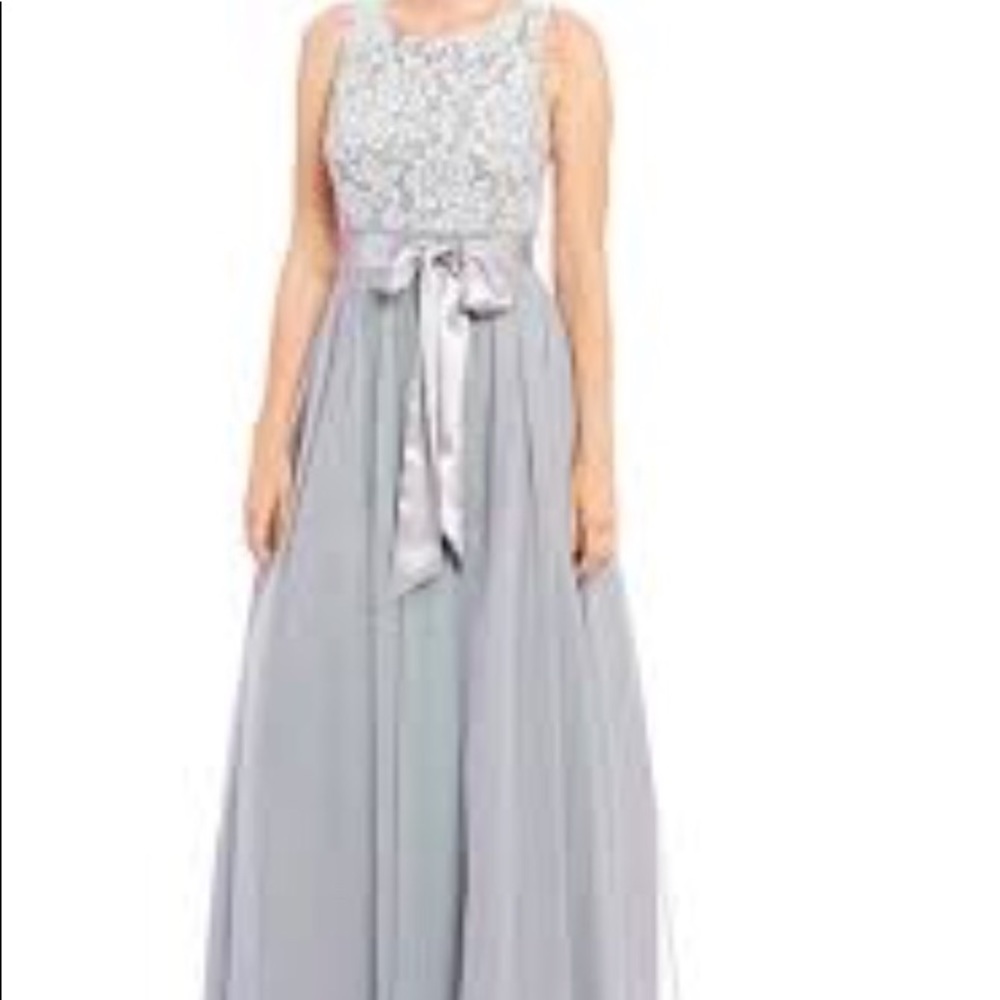 Grey Jessica Howard Ballgown!